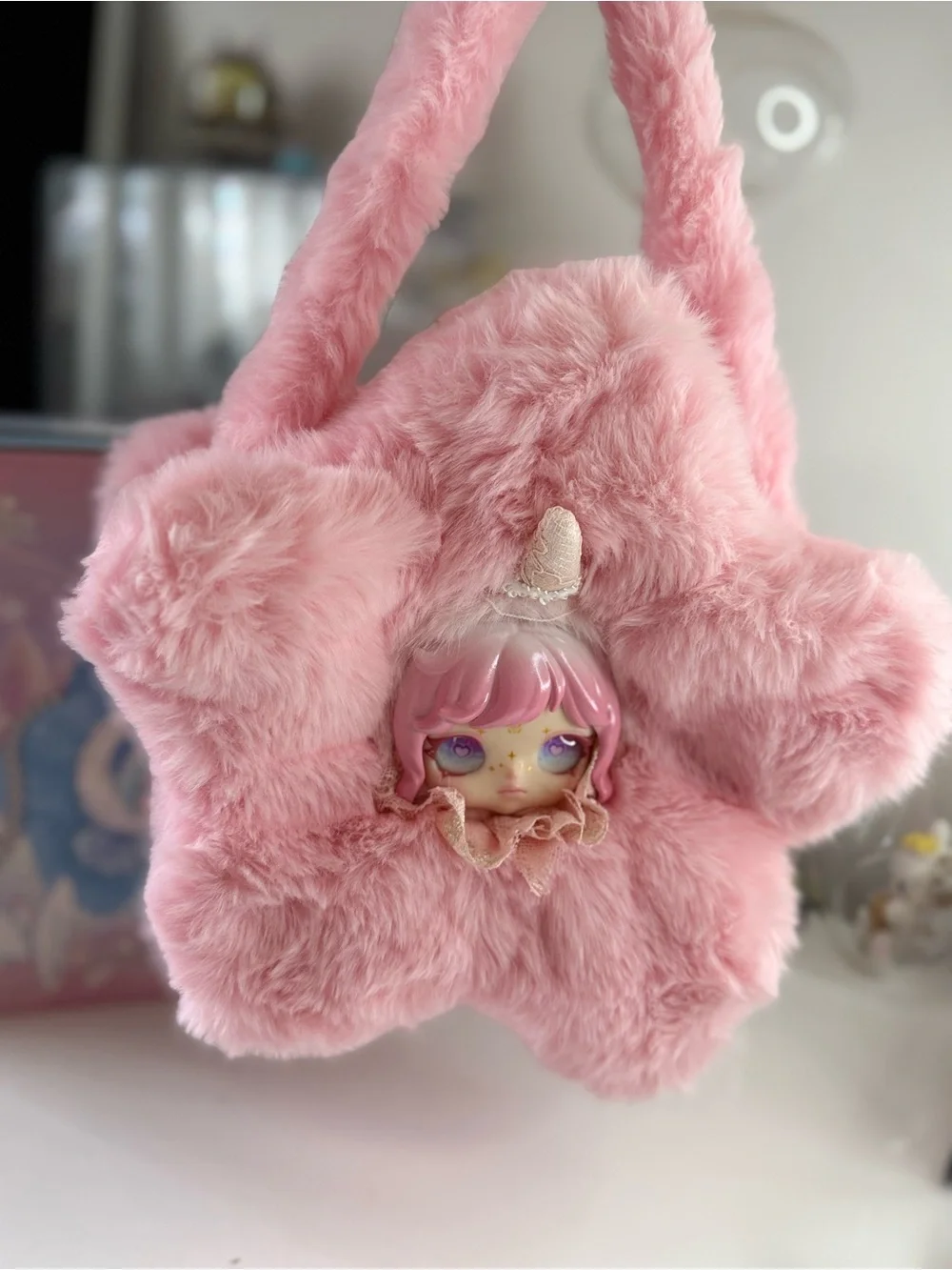 May Tree Dumia God of love Plush Doll Handbag  - Cute Unicorn Face. Confirmed.
